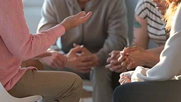 People sitting in a circle